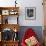 Man Using Old Wine Press at Vaux En Beauiplais Vineyard-Carlo Bavagnoli-Framed Photographic Print displayed on a wall