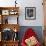 Man Using Old Wine Press at Vaux En Beauiplais Vineyard-Carlo Bavagnoli-Framed Photographic Print displayed on a wall