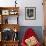 Man Using Old Wine Press at Vaux En Beauiplais Vineyard-Carlo Bavagnoli-Framed Photographic Print displayed on a wall