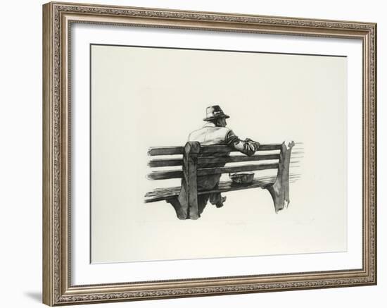 Man Waiting-Harry McCormick-Framed Limited Edition