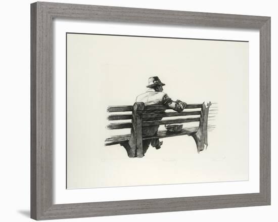 Man Waiting-Harry McCormick-Framed Limited Edition