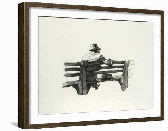 Man Waiting-Harry McCormick-Framed Limited Edition