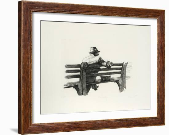 Man Waiting-Harry McCormick-Framed Limited Edition