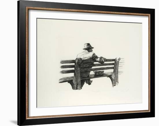 Man Waiting-Harry McCormick-Framed Limited Edition