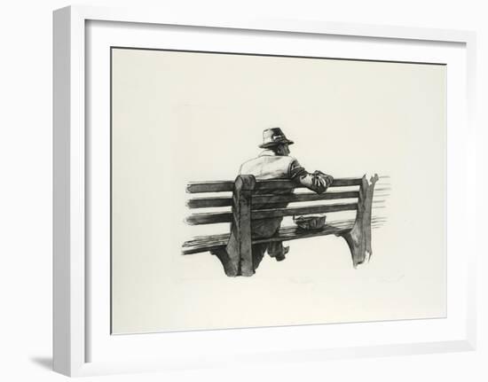 Man Waiting-Harry McCormick-Framed Limited Edition