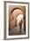 Man Walking Down Narrow Alley by Ali Ben Youssef Medersa, North Africa-Stephen Studd-Framed Photographic Print