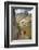 Man Walking Down Stone Steps of Machu Picchu, Peru-Merrill Images-Framed Photographic Print