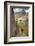 Man Walking Down Stone Steps of Machu Picchu, Peru-Merrill Images-Framed Photographic Print