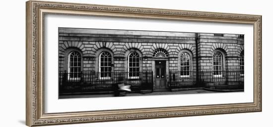 Man Walking in Front of a Library, Signet Library, Parliament Square, Edinburgh, Scotland-null-Framed Photographic Print