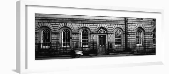 Man Walking in Front of a Library, Signet Library, Parliament Square, Edinburgh, Scotland-null-Framed Photographic Print