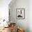 Man Walking Up Stairs in Apartment-John Edward Linden-Framed Photo displayed on a wall