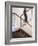 Man Walking Up Stairs in Apartment-John Edward Linden-Framed Photo