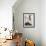 Man Walking Up Stairs in Apartment-John Edward Linden-Framed Photo displayed on a wall