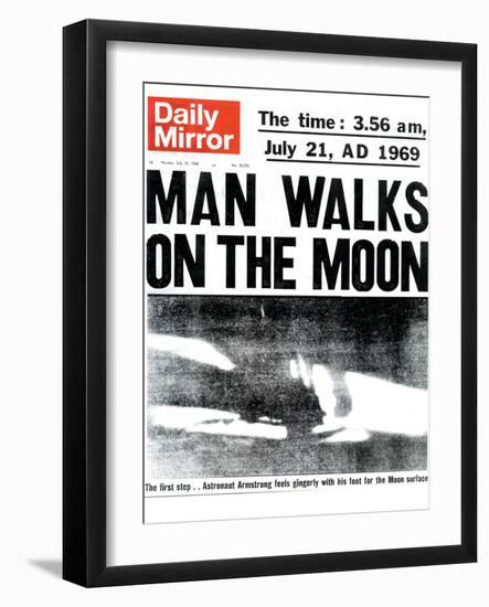 Man Walks on the Moon-null-Framed Photographic Print