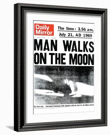 Man Walks on the Moon-null-Framed Photographic Print