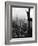 Man Waving from Empire State Building Construction Site-null-Framed Photographic Print