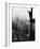 Man Waving from Empire State Building Construction Site-null-Framed Photographic Print