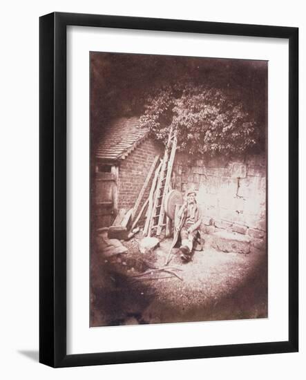 Man with a Crutch, 1844-William Henry Fox Talbot-Framed Giclee Print