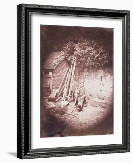 Man with a Crutch, 1844-William Henry Fox Talbot-Framed Giclee Print