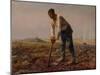 Man with a Hoe, 1860-1861-Jean-François Millet-Mounted Giclee Print