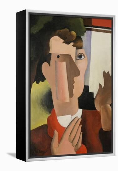 Man with a Red Scarf, 1922-Roger de La Fresnaye-Framed Premier Image Canvas
