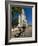 Man With a Rickshaw in Front of a Modern Church in Mahajanga, Madagascar, Africa-null-Framed Photographic Print