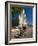 Man With a Rickshaw in Front of a Modern Church in Mahajanga, Madagascar, Africa-null-Framed Photographic Print