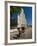 Man With a Rickshaw in Front of a Modern Church in Mahajanga, Madagascar, Africa-null-Framed Photographic Print