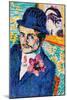 Man with a Tulip-Robert Delaunay-Mounted Giclee Print