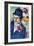 Man with a Tulip-Robert Delaunay-Framed Giclee Print