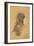 Man with Beard Cap in Profil Perdu-Gustav Klimt-Framed Giclee Print