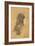 Man with Beard Cap in Profil Perdu-Gustav Klimt-Framed Giclee Print