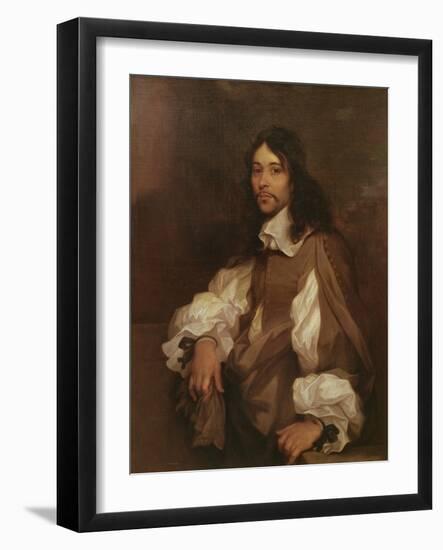 Man with Black Ribbons, 1657-58-Sebastien Bourdon-Framed Giclee Print