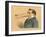 Man with Fly on the End of His Long Nose-English School-Framed Giclee Print