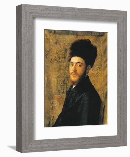 Man with Fur Hat-Isidor Kaufmann-Framed Art Print