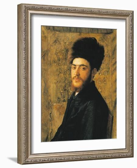 Man with Fur Hat-Isidor Kaufmann-Framed Art Print