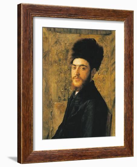 Man with Fur Hat-Isidor Kaufmann-Framed Art Print