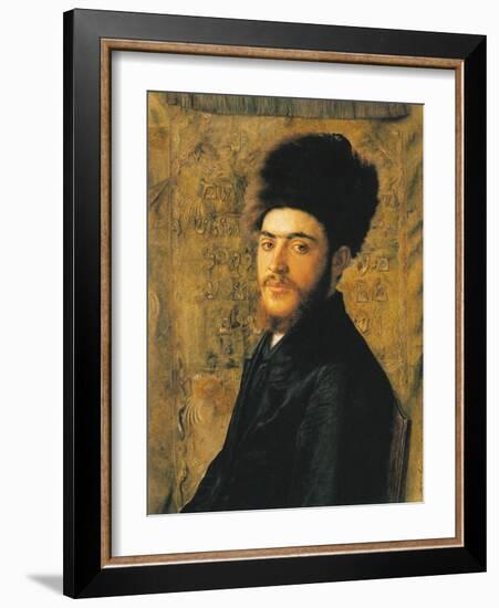 Man with Fur Hat-Isidor Kaufmann-Framed Art Print