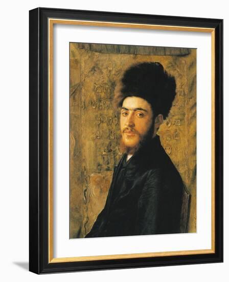 Man with Fur Hat-Isidor Kaufmann-Framed Art Print