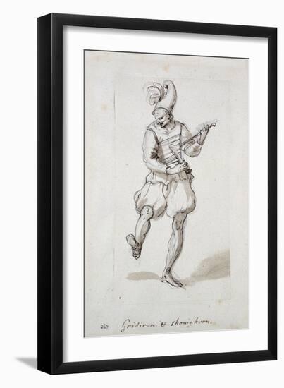 Man with Gridiron and Shoe Horn-Inigo Jones-Framed Giclee Print