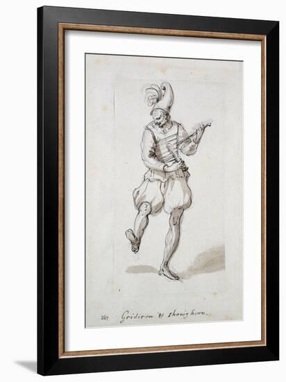 Man with Gridiron and Shoe Horn-Inigo Jones-Framed Giclee Print
