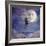 Man with Moon-Dan Craig-Framed Premium Giclee Print