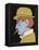 Man with Moustache, Profile-Henri Gaudier-Brzeska-Framed Premier Image Canvas