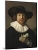 Man with Sheet of Music, 1633-Rembrandt van Rijn-Mounted Giclee Print