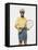 Man with Tennis Racket, 2004-Max Ferguson-Framed Premier Image Canvas