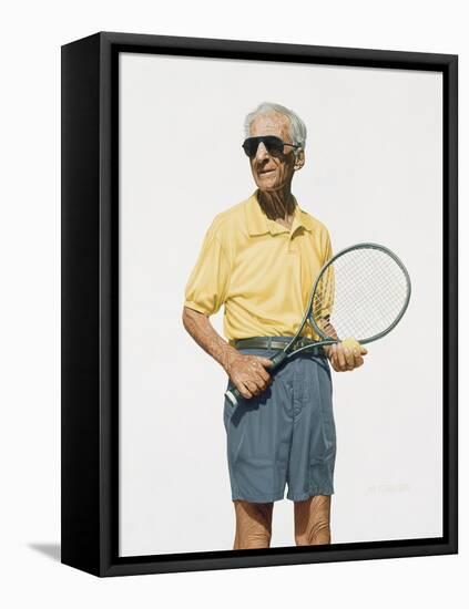 Man with Tennis Racket, 2004-Max Ferguson-Framed Premier Image Canvas