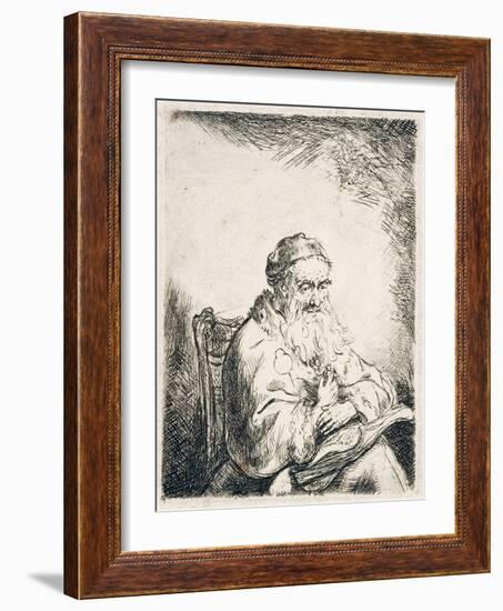 Man with Trefoil, C.1635-40-Ferdinand Bol-Framed Giclee Print