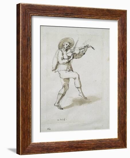 Man with Viol-Inigo Jones-Framed Giclee Print