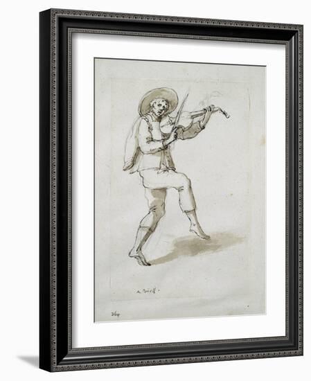 Man with Viol-Inigo Jones-Framed Giclee Print