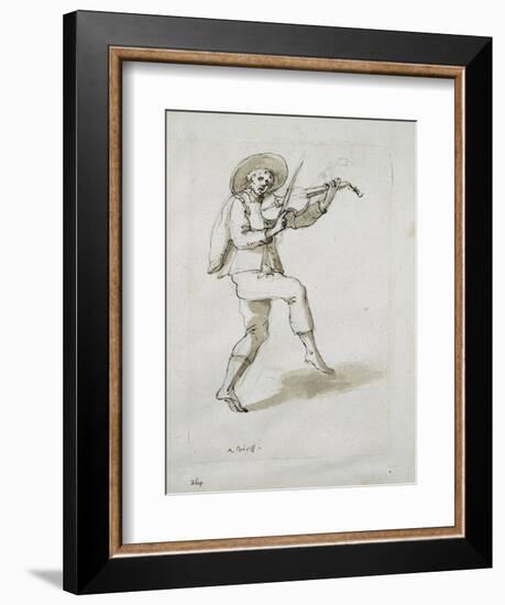 Man with Viol-Inigo Jones-Framed Giclee Print